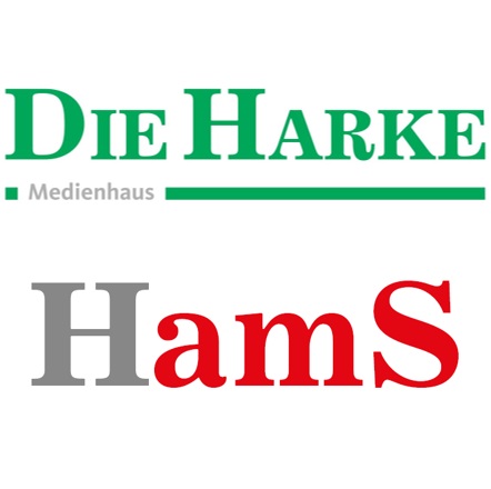 J. Hoffmann GmbH & Co. KG DIE HARKE Medienhaus Logo